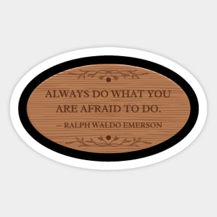 When Calls the Heart Emerson Plaque Sticker